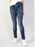 High Waist Denim Style Stretchy Legging (Fleece Lined)